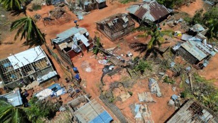 Mozambique begins building shelter for Cyclone Chido victims scaled