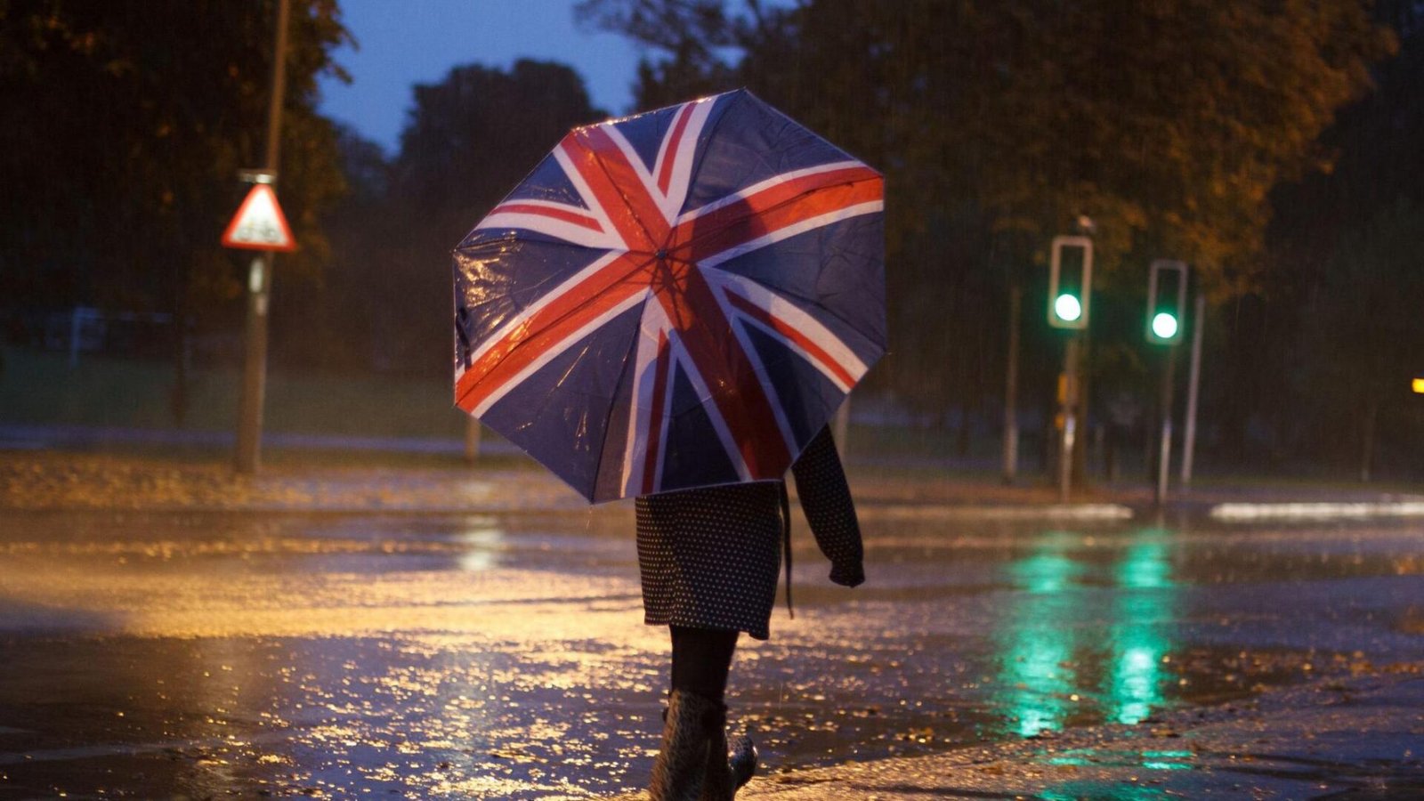 Strong winds and heavy rainfall lashes parts of the UK