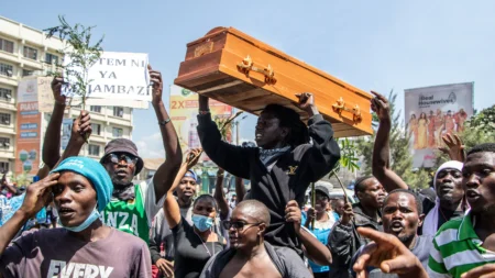 High Court declares Nairobi protest ban unconstitutional, awards Ksh 2.2m to victims of police brutality High Court declares Nairobi protest ban unconstitutional, awards Ksh 2.2m to victims of police brutality