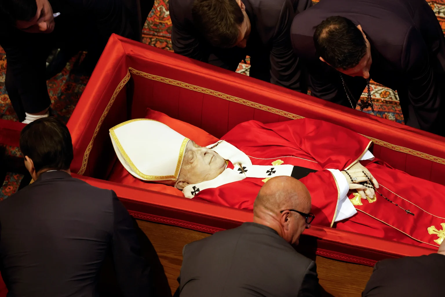 Pope Francis’ coffin to be sealed in liturgical rite on Friday evening