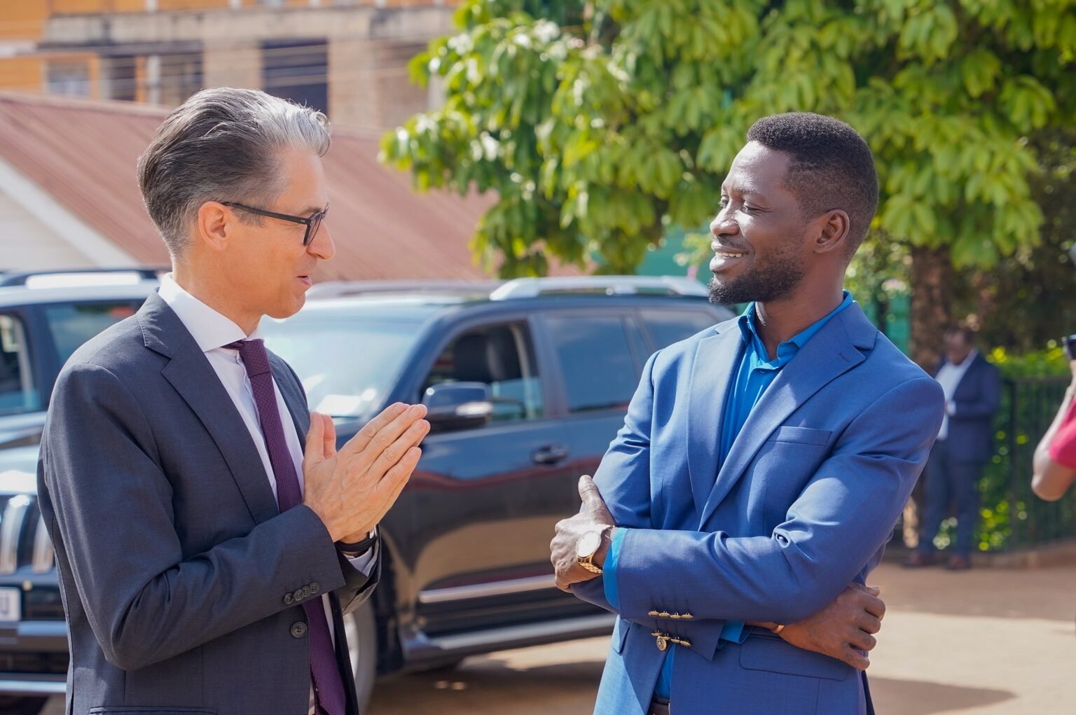 Bobi Wine voices displeasure over EU-Muhoozi meeting, citing oppression