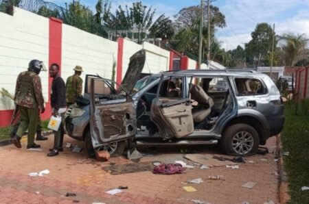 EACC sleuths retreat as youths vandalise vehicles during raid on Governor Natembeya’s home