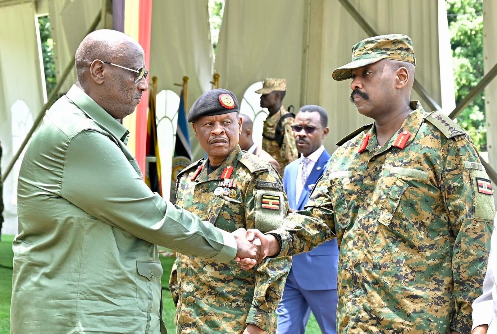 Gen Saleh assures EU diplomats of safety amidst alleged threats from nephew Gen Muhoozi