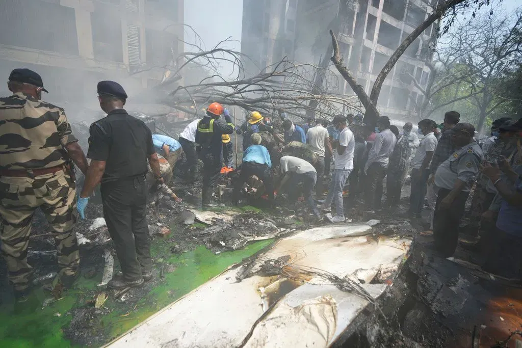 London-bound Air India plane with 242 aboard crashes after take-off in India 3
