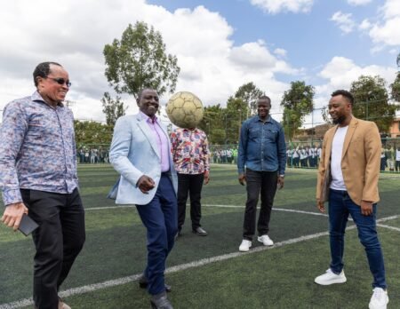 Ruto inspects Uhuru Sports Complex in Embakasi West