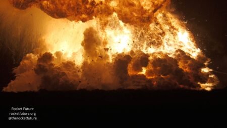 SpaceX Starship rocket explodes during ground test scaled