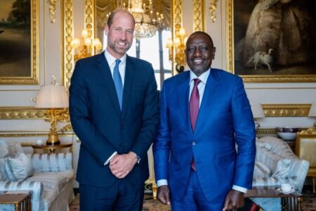 President Ruto and Prince of Wales hold bilateral talks