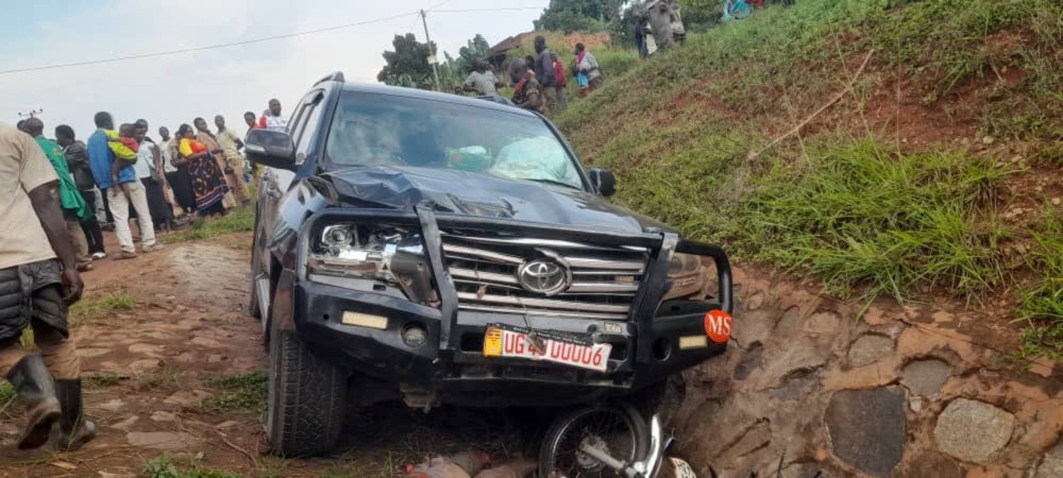 Uganda’s Youth Minister Balaam Barugahare survives fatal road accident in Kagadi