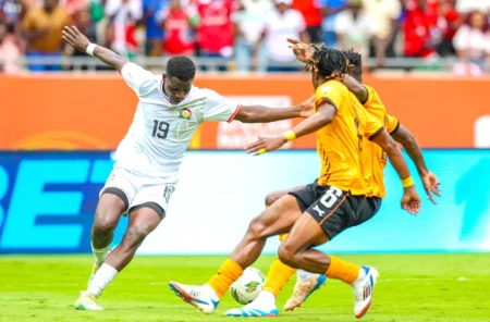 Kenya’s Harambee Stars defeat Zambia 1-0 to reach CHAN quarter-finals Kenya’s Harambee Stars defeat Zambia 1-0 to reach CHAN quarter-finals