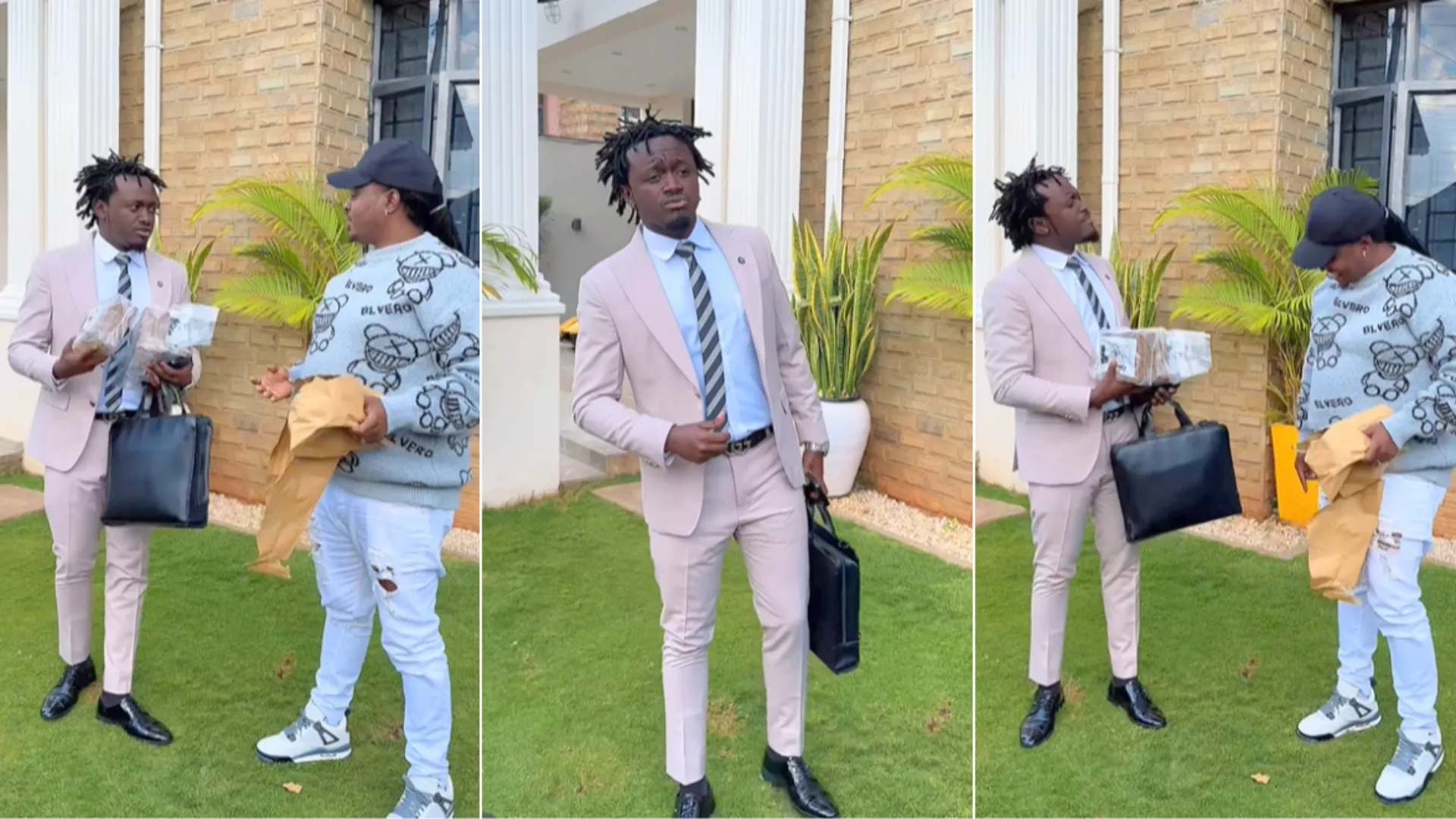 Kenyan singer Bahati’s home raided by thugs days after flaunting millions on social media Bahati home raid after flaunting millions on social media