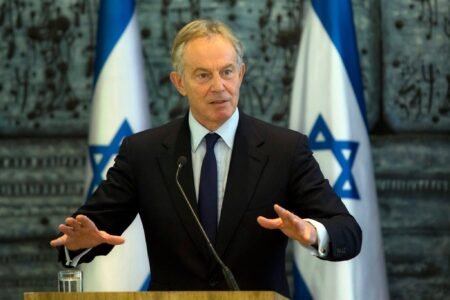 Tony Blair joins Trump at White House talks on post-war Gaza plan