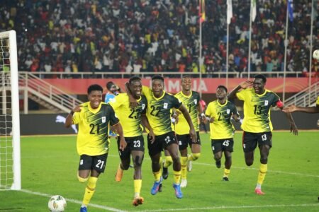 Uganda Cranes seal CHAN 2024 quarterfinal spot after thrilling 3-3 draw with South Africa Uganda Cranes seal CHAN 2024 quarterfinal spot after thrilling 3-3 draw with South Africa