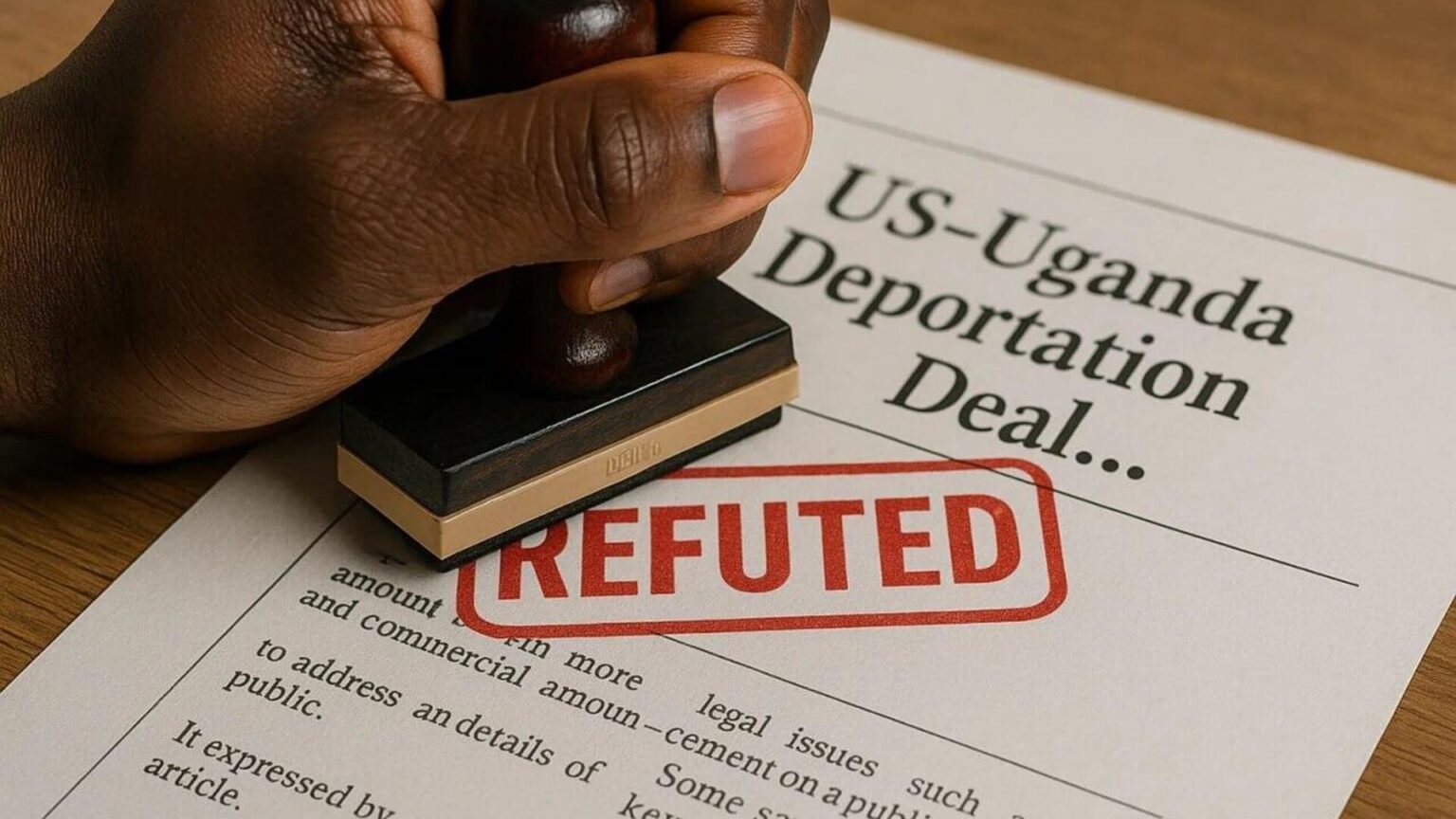 Uganda denies US deportation deal