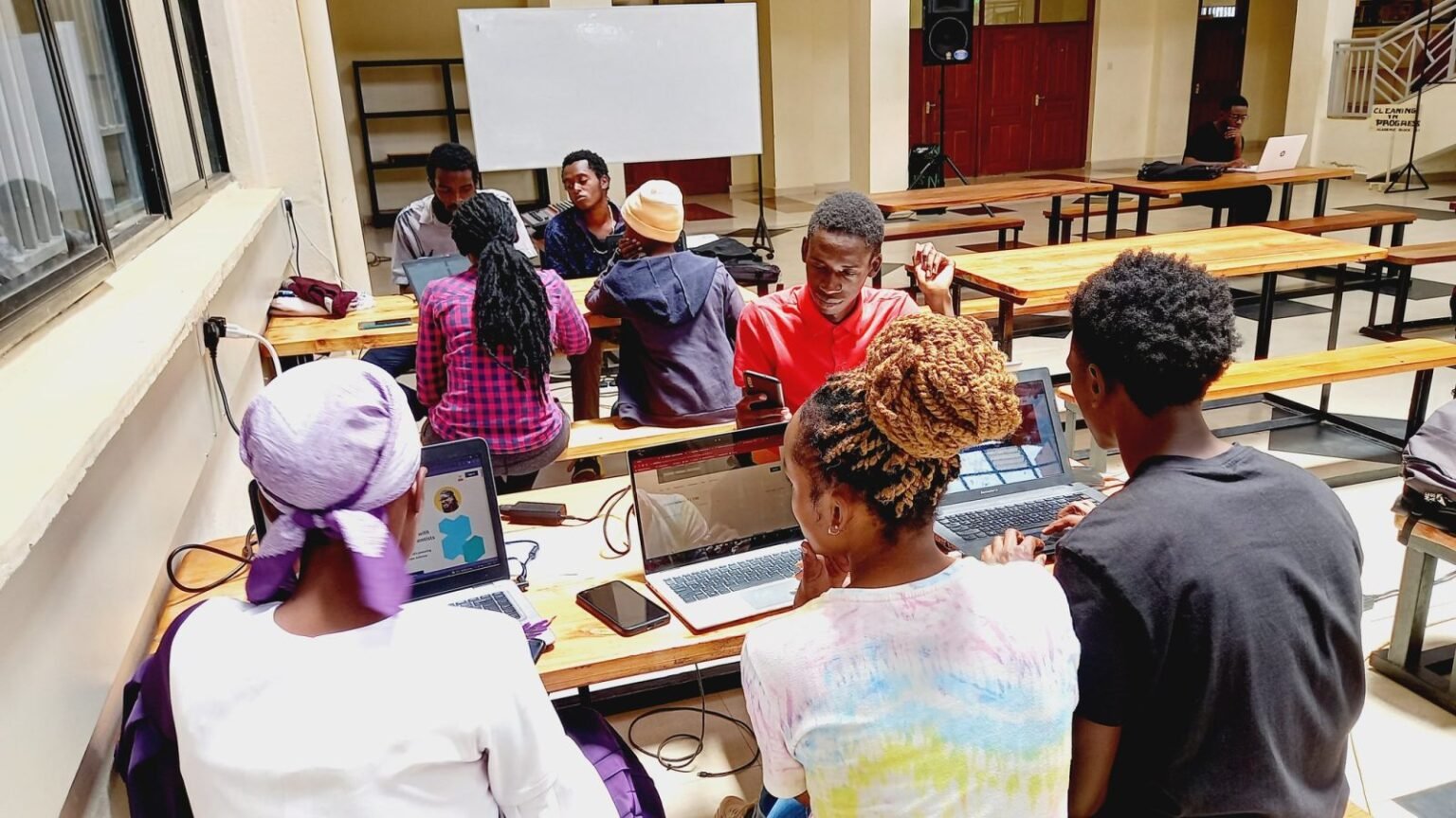Google launches free AI Pro Premium plan for African university students African students in a computer lab representing Google’s free 12-month AI Pro Premium program to boost digital transformation and higher education across Africa.