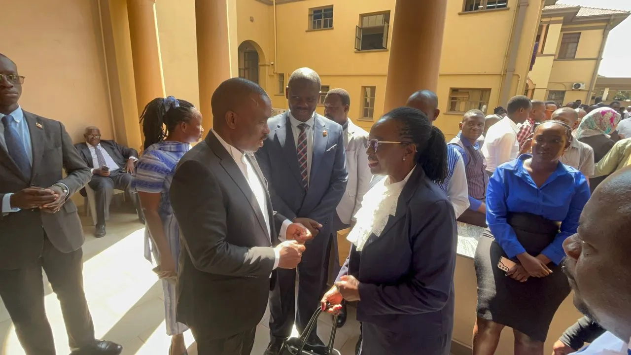 Kenya’s Martha Karua joins Ugandan opposition in court to back Kizza Besigye in treason case Martha Karua joins Ugandan opposition in court to back Kizza Besigye in treason case