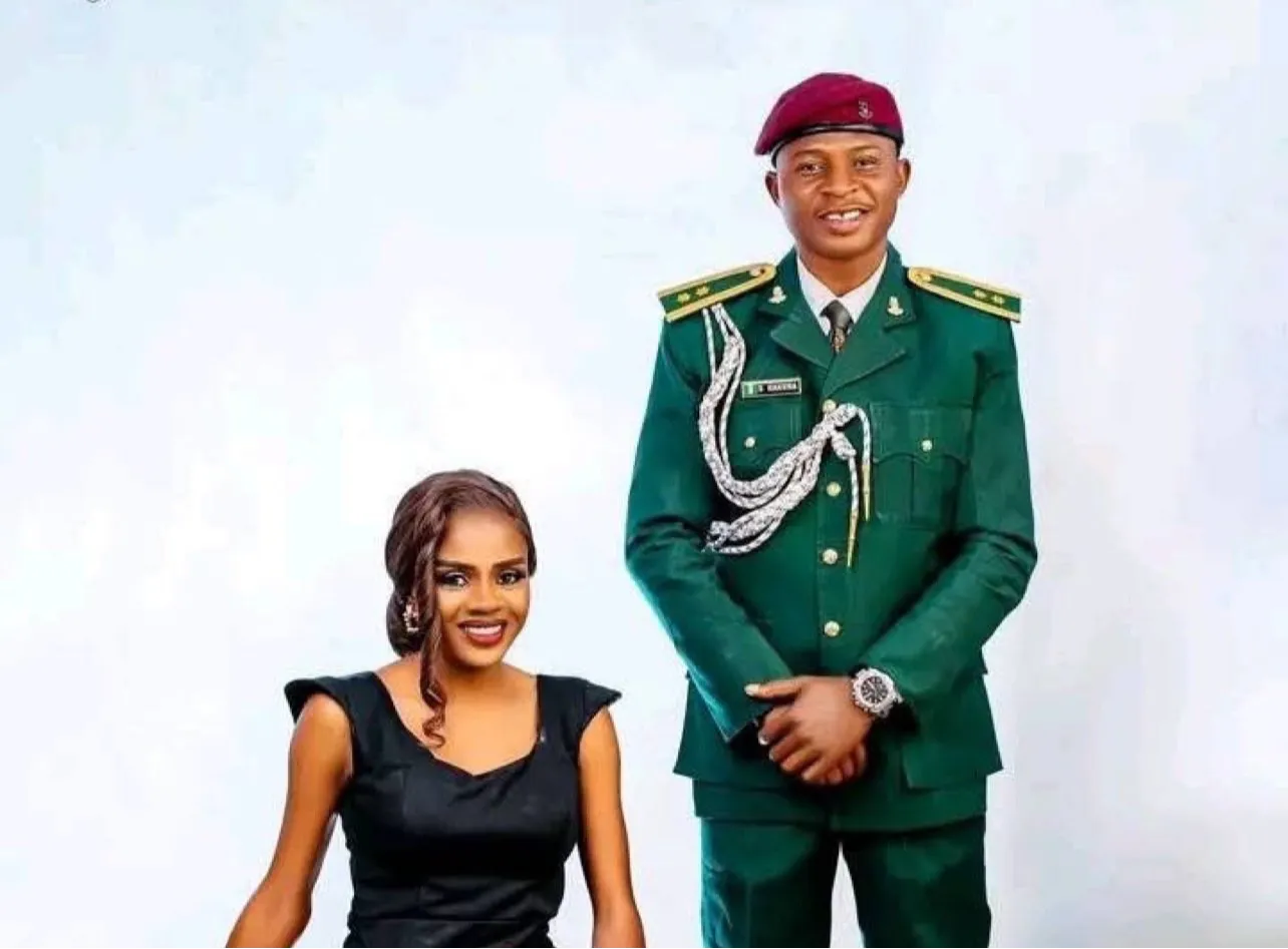Nigerian army officer dies after wife allegedly sets him on fire months after lavish wedding Nigerian Army officer Lieutenant Samson Haruna dies after alleged domestic violence incident in Akwa Ibom