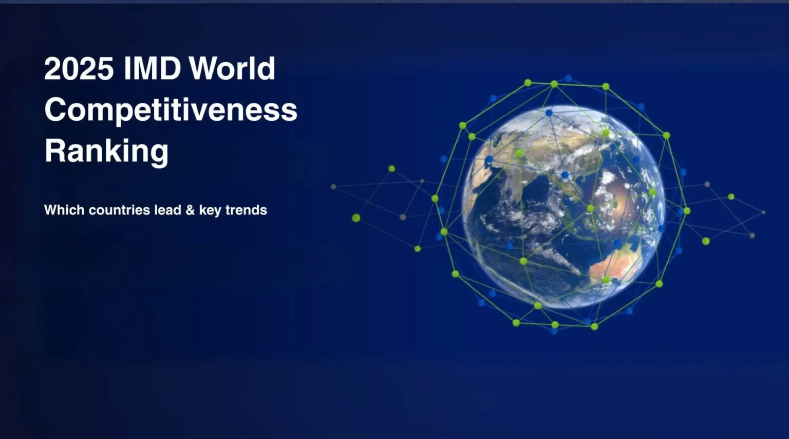 2025 IMD World Competitiveness Ranking Results