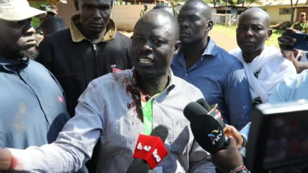 Chaos in Kasipul by-election as MP Peter Kaluma assaulted, bodyguard’s firearm stolen Chaos in Kasipul by-election as MP Peter Kaluma assaulted, bodyguard’s firearm stolen