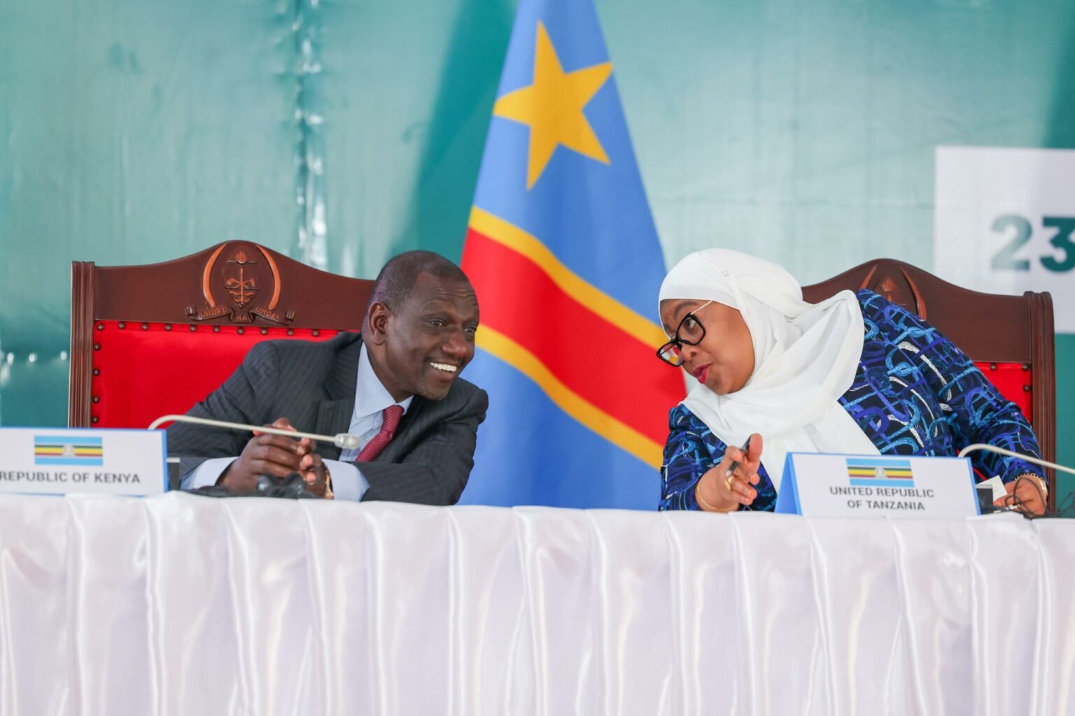 Kenya’s President Ruto congratulates Tanzania’s Samia Suluhu Hassan for election win