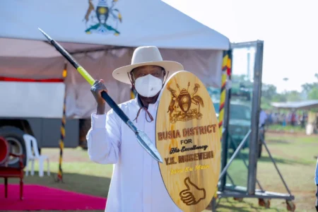 President Museveni praises the bravery of Teso’s Arrow Boys for fighting LRA rebels Museveni praises Arrow Boys in Teso