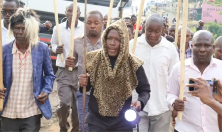 Boni Khalwale's torch ritual at Cyrus Jirongo’s home