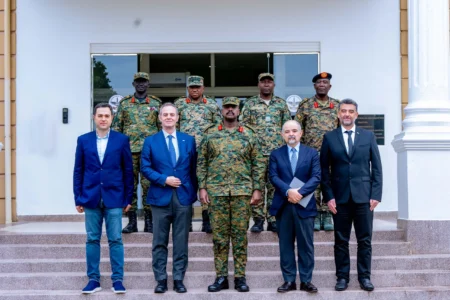 Gen Muhoozi meets Turkish contractor Yapı Merkezi, discusses Uganda SGR project