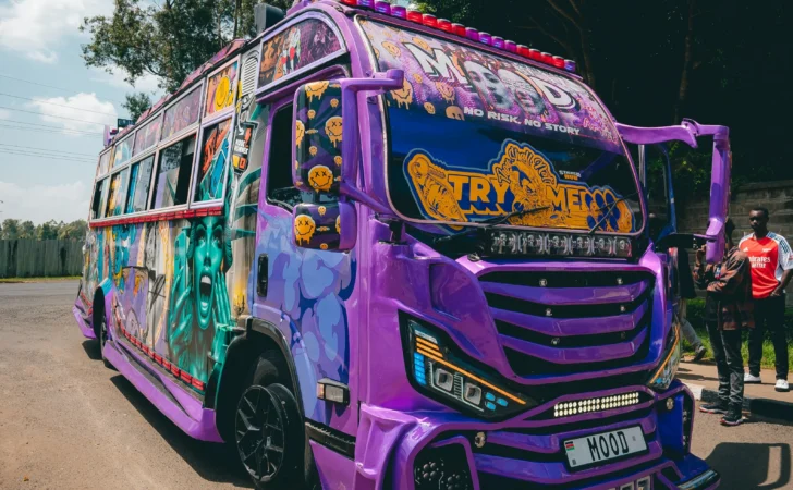 Ruto directs NTSA to allow Matatu graffiti within safety framework Mood matatu scaled