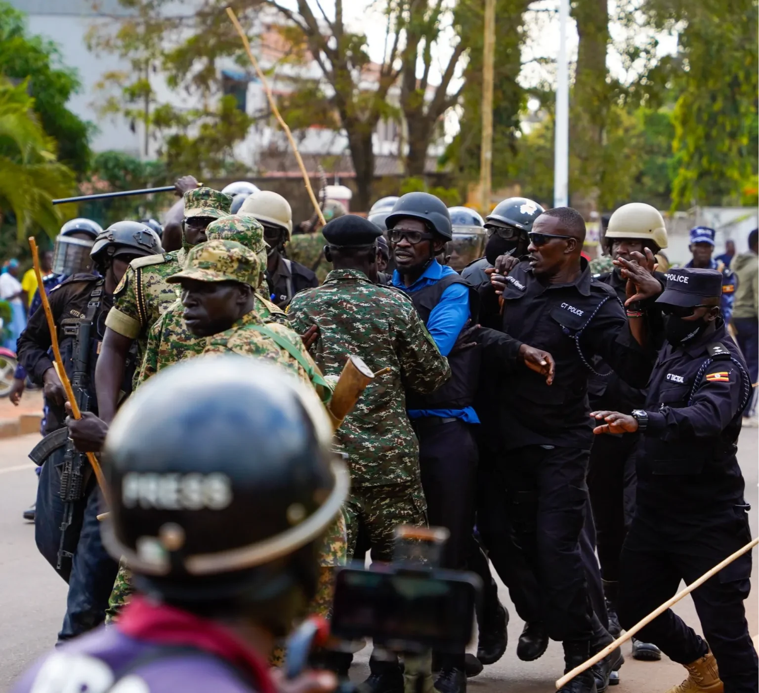Police apologize for violent clashes with Bobi Wine supporters in Gulu