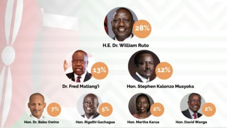 Ruto most preferred presidential candidate as Matiang’i, Kalonzo close in — Infotrak poll