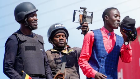 Sacked Uganda prison officer joins Bobi Wines campaign rally in Ngora