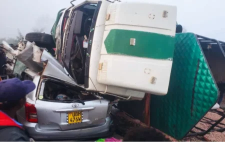 Seven family members killed in head-on crash on Masaka-Mbarara road
