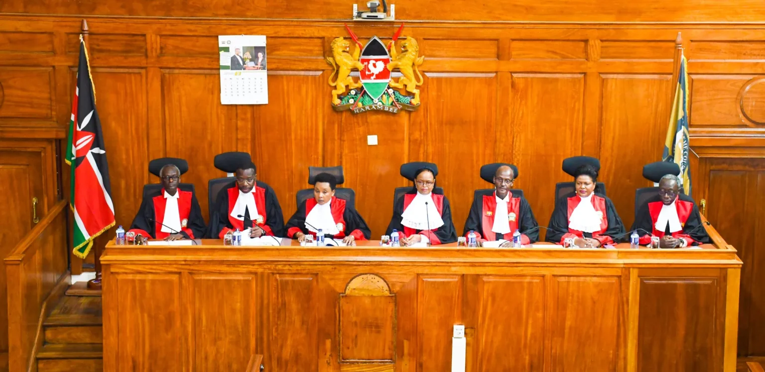 What happens when a sitting Supreme Court judge dies in office in Kenya