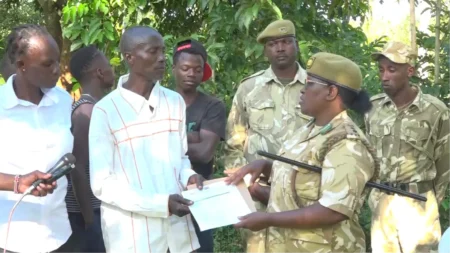 KWS moves to compensate Ugunja man after python kills his dog