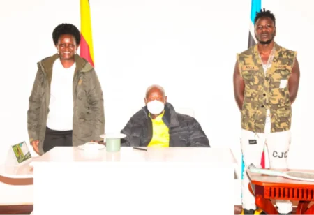 President Museveni meeting Alien Skin on youth wealth creation in Uganda