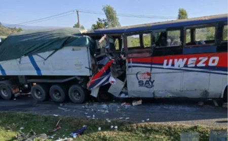 Six dead 46 injured in head on crash on Londiani–Muhoroni road
