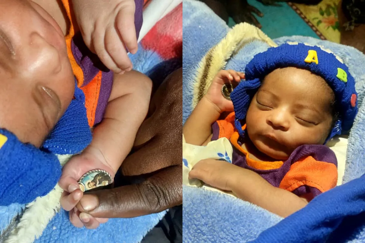 Baby born holding Catholic devotional medal sparks awe and curiosity in Uganda Baby born holding Catholic devotional medal sparks awe and curiosity in Uganda