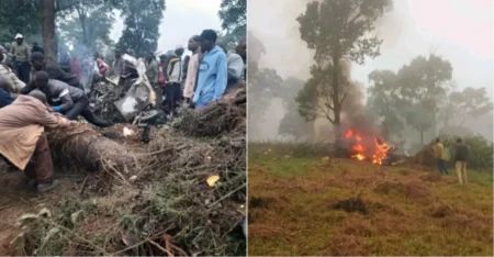 MP among six passengers killed in Nandi County helicopter crash Helicopter crashes in Nandi County, six on board confirmed dead