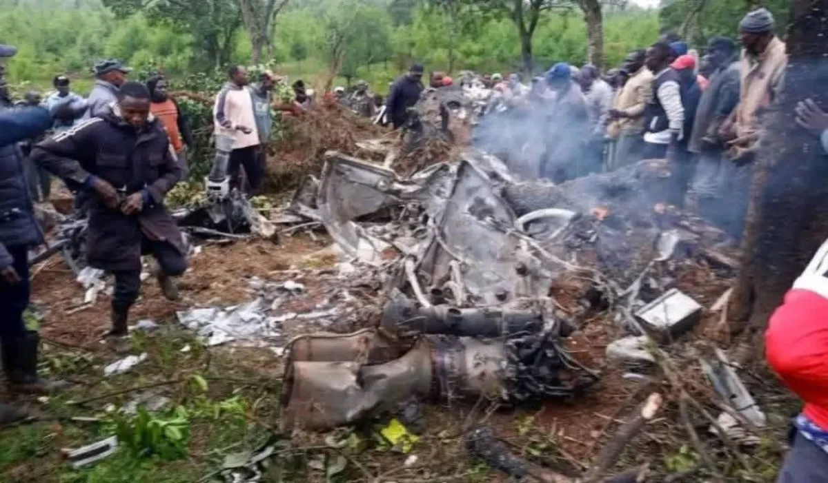 Helicopter crashes in Nandi County, six on board confirmed dead