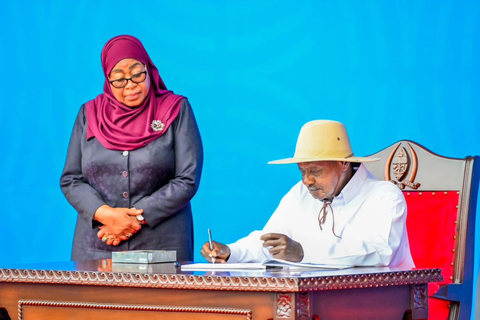 Museveni in Tanzania for high-talks on trade, energy and regional cooperation