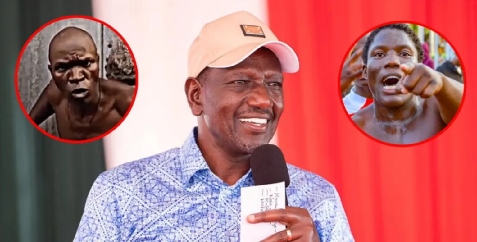 Ruto pledges millions ahead of viral Majembe vs Mbavu the Destroyer boxing fight