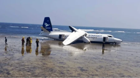 Plane carrying 55 passengers crashes near Mogadishu Airport shortly after take-off