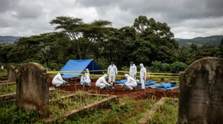 33 bodies, mostly children, exhumed from suspected mass grave in Kericho 33 bodies, mostly children, exhumed from suspected mass grave in Kericho