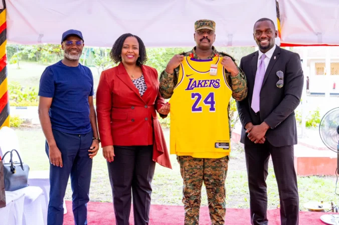 Gen Muhoozi, NBA Africa explore launch of Junior Basketball League in Uganda