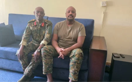 Gen Muhoozi releases Brig Gen Namanya after five days in UPDF detention