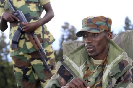 M23’s Gen Sultani Makenga oversees pass-out ceremony for new recruits M23’s Gen Sultani Makenga oversees pass-out ceremony for new recruits