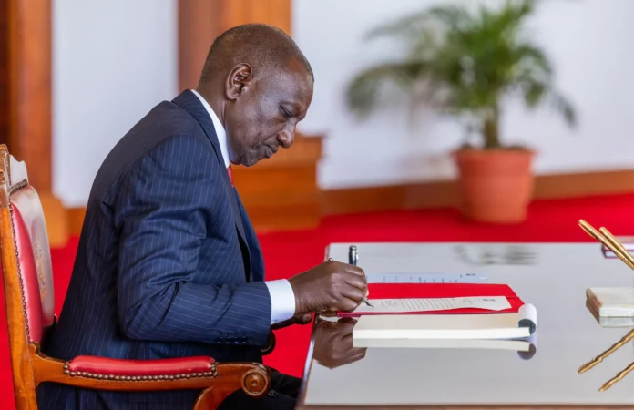 Ruto signs Coffee, Railway Levy and Meteorology Bills into law