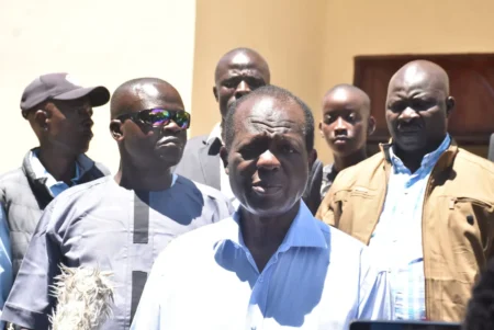 Raphael Tuju claims life in danger amid land dispute and police standoff