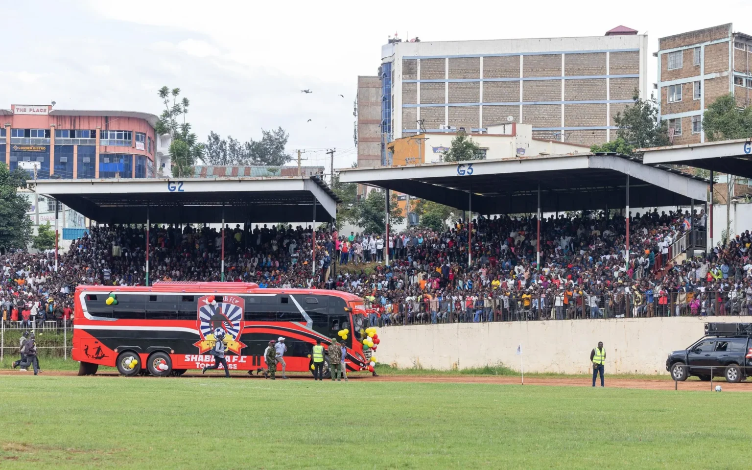 Ruto gives Shabana FC bus, launches Gusii Stadium upgrade during Kisii tour Ruto gives Shabana FC bus, launches Gusii Stadium upgrade during Kisii tour