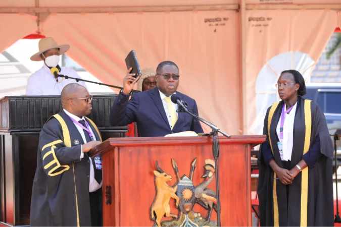 Jacob Oboth-Oboth elected Speaker of Uganda’s 12th Parliament Jacob Oboth-Oboth elected Speaker of Uganda's 12th Parliament