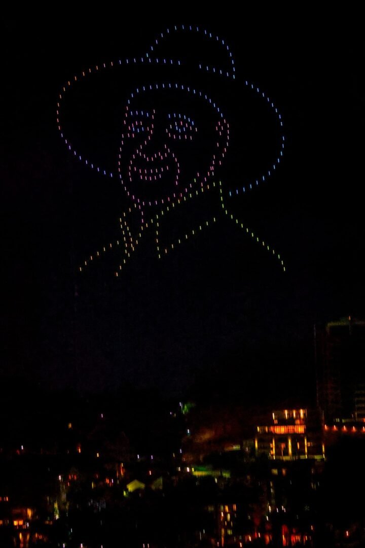 Kampala stunned as NRM drones spell out power message ahead of Museveni swearing-in